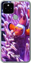 6F hoesje - geschikt voor Google Pixel 5 -  Transparant TPU Case - Nemo #ffffff