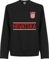 Kroatië Team Sweater 2021-2022 - Zwart - 3XL