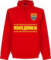 Macedonië Team Hoodie - Rood - Kinderen - 104
