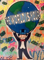 Alec Monopoly Classic Poster 18 - 30x40cm Canvas - Multi-color