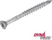 DynaPlus 0287.01.25901 MDF Plaatschroef - 75 graden Platkop - Deeldraad - Indoor - TX15 - 4.0 x 50/28mm (200st)