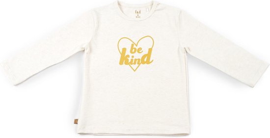 Frogs and Dogs - Shirt Be Kind s Off Mini - Wit - Maat 86 - Meisjes