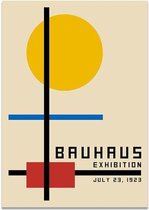 Bauhaus Abstract Poster 2 - 21x30cm Canvas - Multi-color