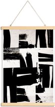 JUNIQE - Posterhanger Wabi Sabi 16-02 -30x45 /Wit & Zwart