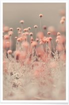 JUNIQE - Poster Pink Angel -30x45 /Bruin & Oranje