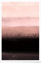 JUNIQE - Poster Shades of Pink -60x90 /Roze & Wit