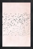 JUNIQE - Poster met houten lijst Moving On To The Sun -30x45
