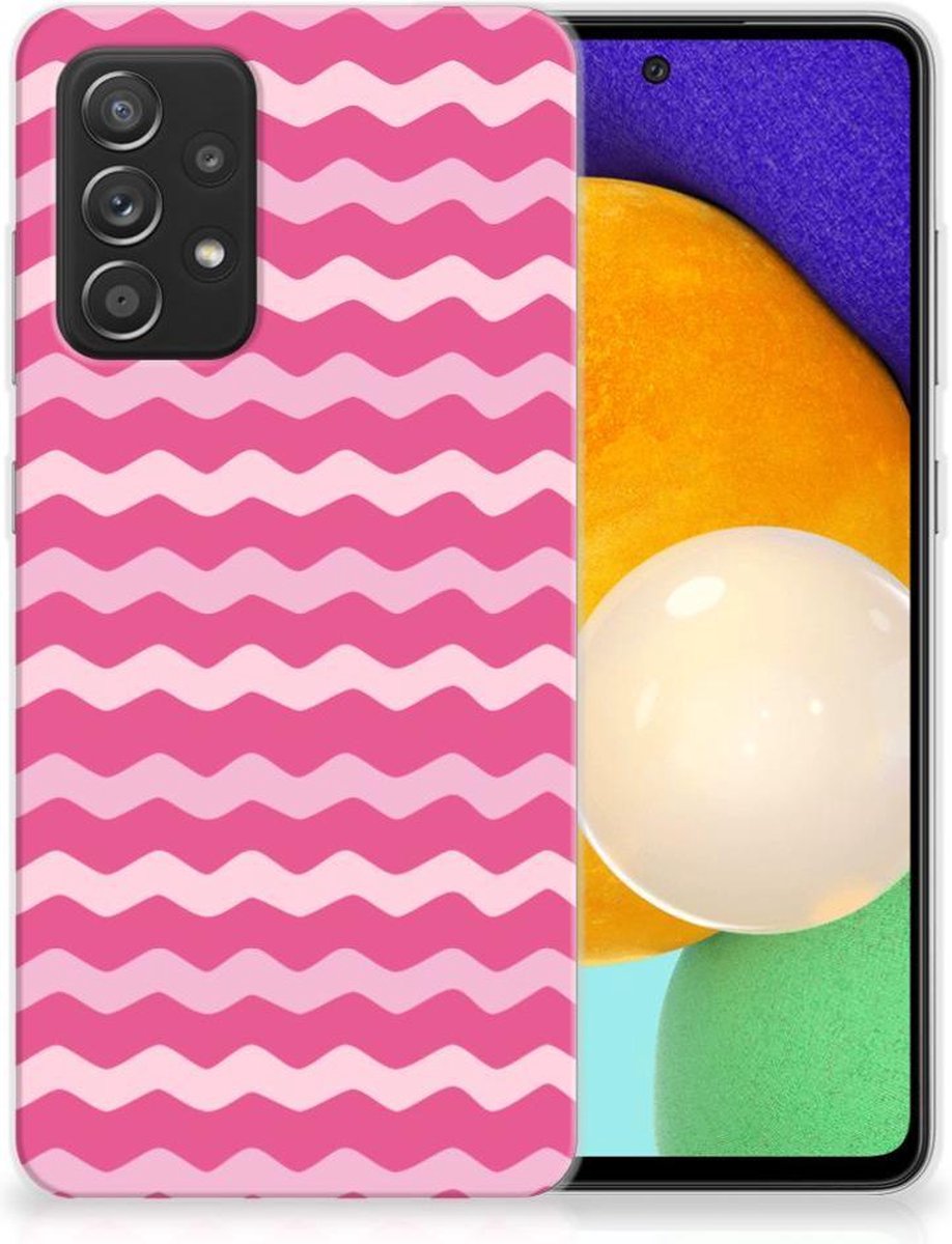Samsung Galaxy A52 (5G/4G) TPU bumper Waves Pink