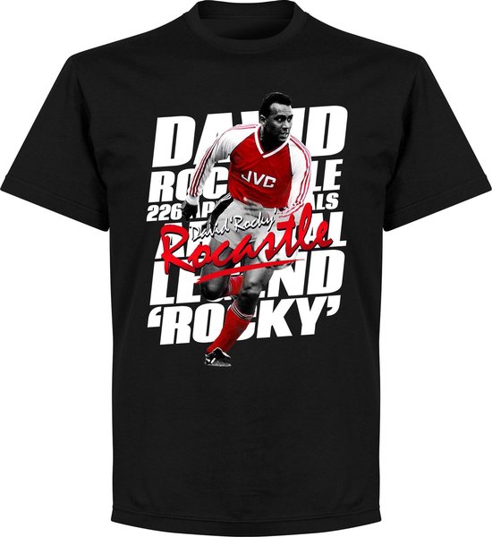 David Rocastle Legend T-Shirt - Zwart - 4XL