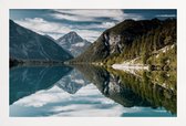 JUNIQE - Poster met houten lijst Nothing Beats Nature