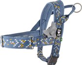 Hurtta Hondenharnas - Hondentuig - H-harness - Kleur: bilberry - Maat: 45-55 cm