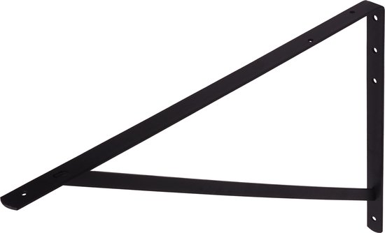 Wovar Plankdrager Zwart Metaal 400 x 600 mm | Per Stuk