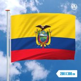 Vlag Ecuador 200x300cm - Glanspoly