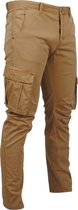 New Republic - Heren Chino - Cargo Model - Lengte 34 - Stretch - Bruin