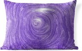 Buitenkussens - Tuin - Paarse glitterstructuur in een swirl - 60x40 cm