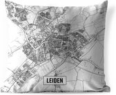 Buitenkussens - Tuin - Stadskaart Leiden - 60x60 cm