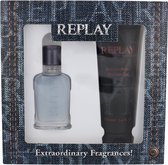 Replay - Jeans Spirit! for Him Gift set 30 ml and Shower Gel Jeans Spirit! for Him 100 ml - 30ML