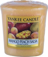 Yankee Candle - Mango Peach Salsa Candle ( mango a broskev ) - Aromatická votivní svíčka