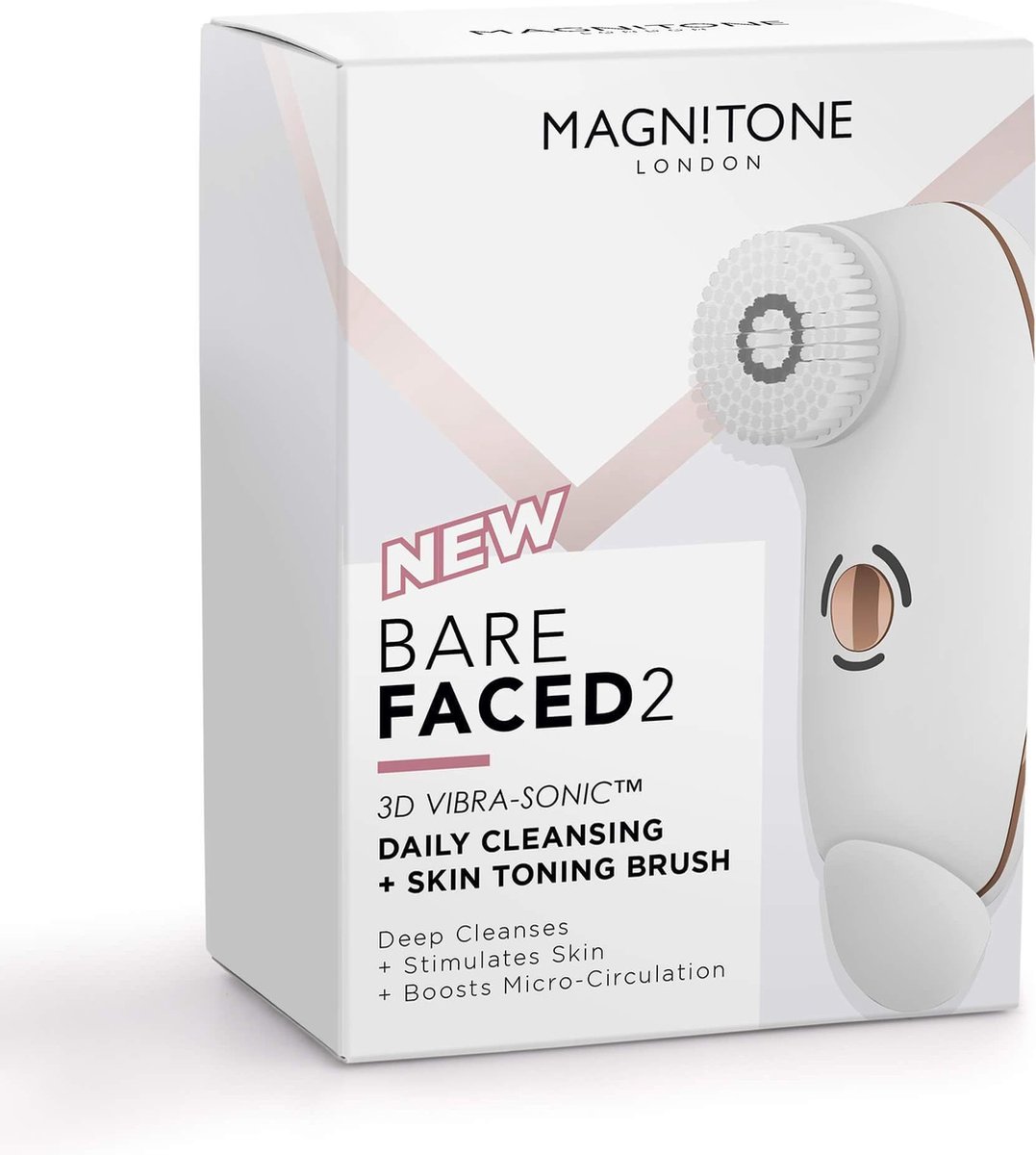 Magnitone Borstel Barefaced 2 3D Vibra-Sonic Daily Cleansing Brush