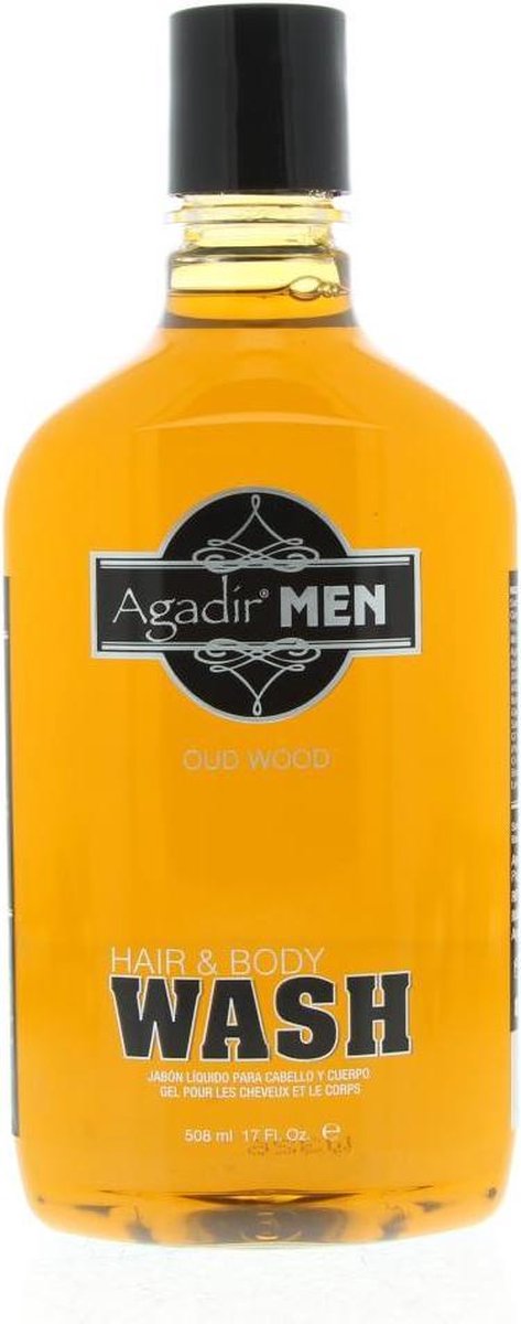 Agadir Gel Men Oud Wood Hair & Body Wash