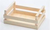 Fruitkrat - Fruitkist - Houten Krat - Opbergkist - 25x18x10cm - Berk Multiplex - Medium
