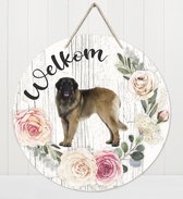 Welkom - Leonberger | Muurdecoratie - Bordje Hond