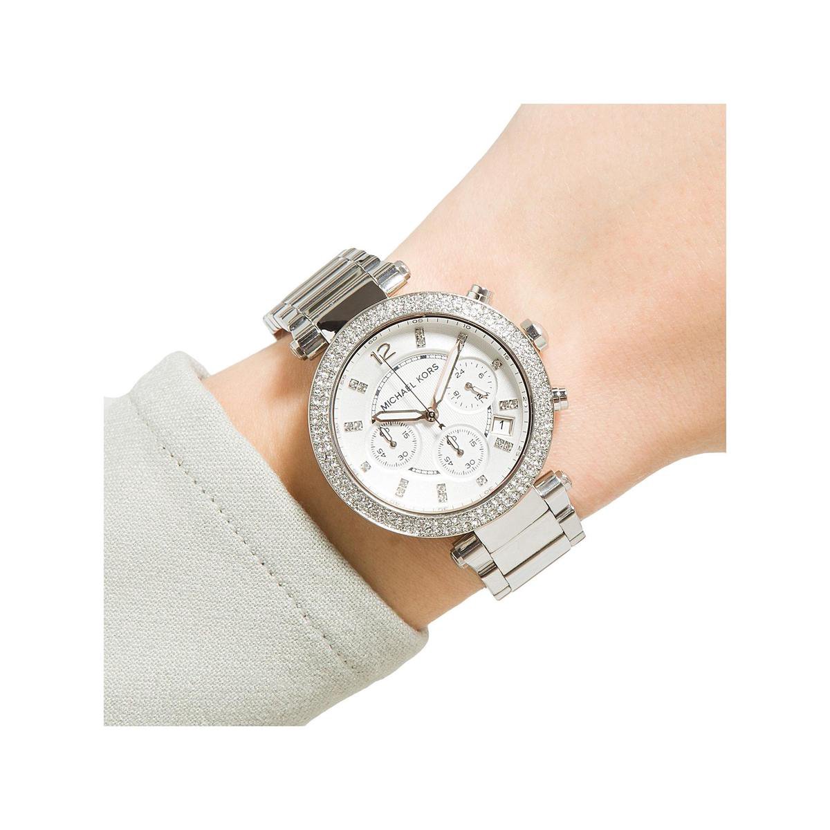 Michael Kors MK5353 - Horloge - Zilverkleurig - Ø 40 mm | bol.com