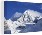Canvas Schilderij De Oostenrijkse berg in het nationale park Hohe Tauern - 120x80 cm - Wanddecoratie
