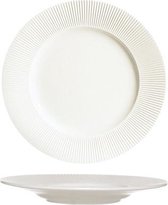 Ginseng Wit Middel Dinerbord - Plat - Ø 28cm