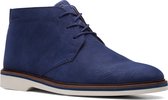 Clarks - Heren schoenen - Malwood Mid - G - Blauw - maat 10