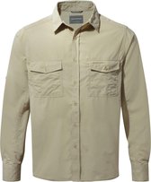 Craghoppers - UV Overhemd voor heren - Longsleeve - Kiwi - Beige - maat XL