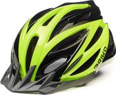 Briko Morgan  Bike Helmet Shiny Black - Yellow Fluo - Maat M