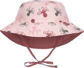 Lässig - Omkeerbare UV Bucket hoed voor baby's - Octopus - Roze - maat 3-6M (43-45CM)