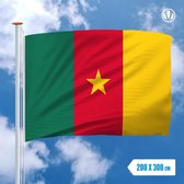 Vlag Kameroen 200x300cm - Glanspoly