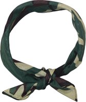 Bandana / Kleine Sjaal Leger Camouflage Print