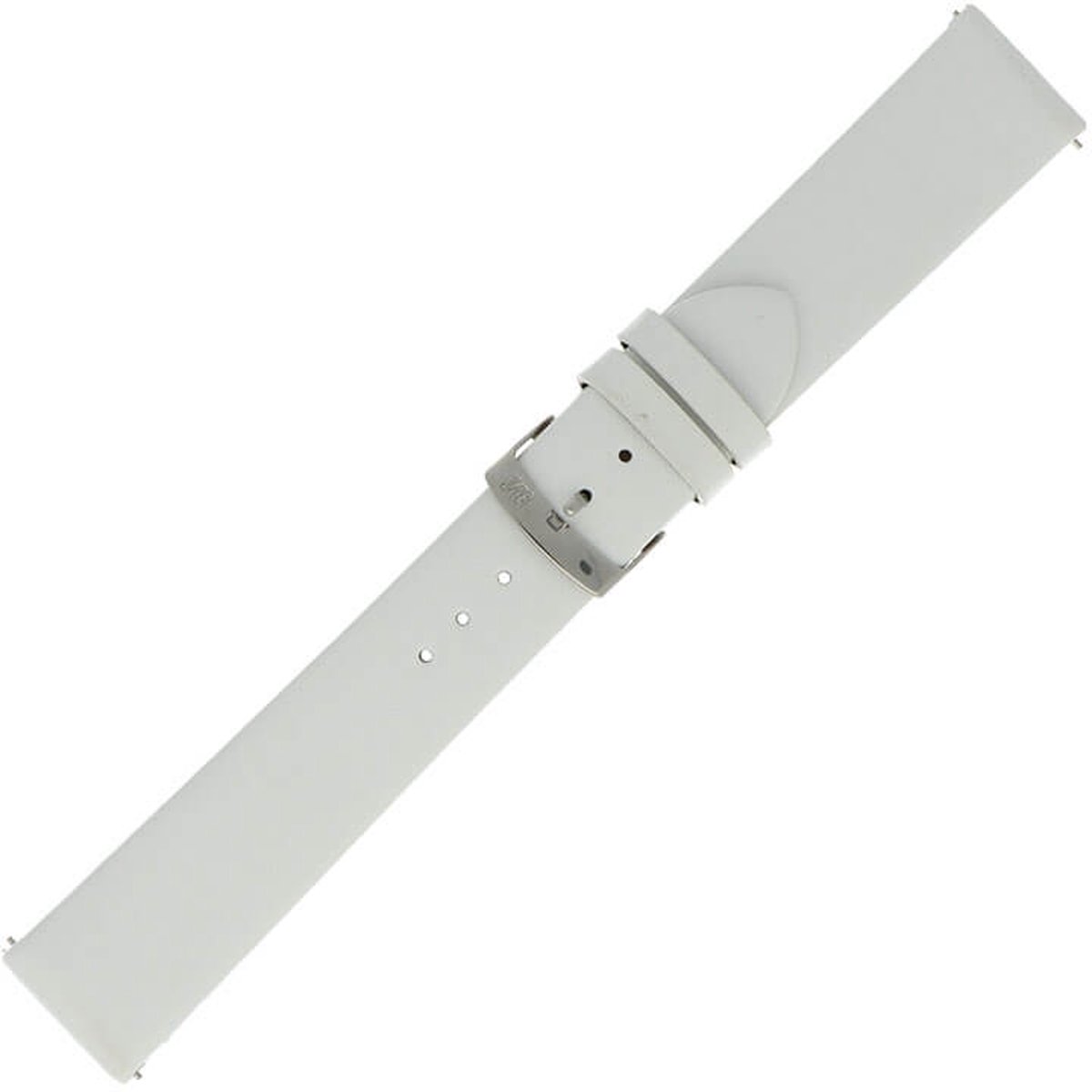 Morellato Horlogebandje - Morellato horlogeband X2443 Micra - leer - Wit - bandbreedte 16.00 mm