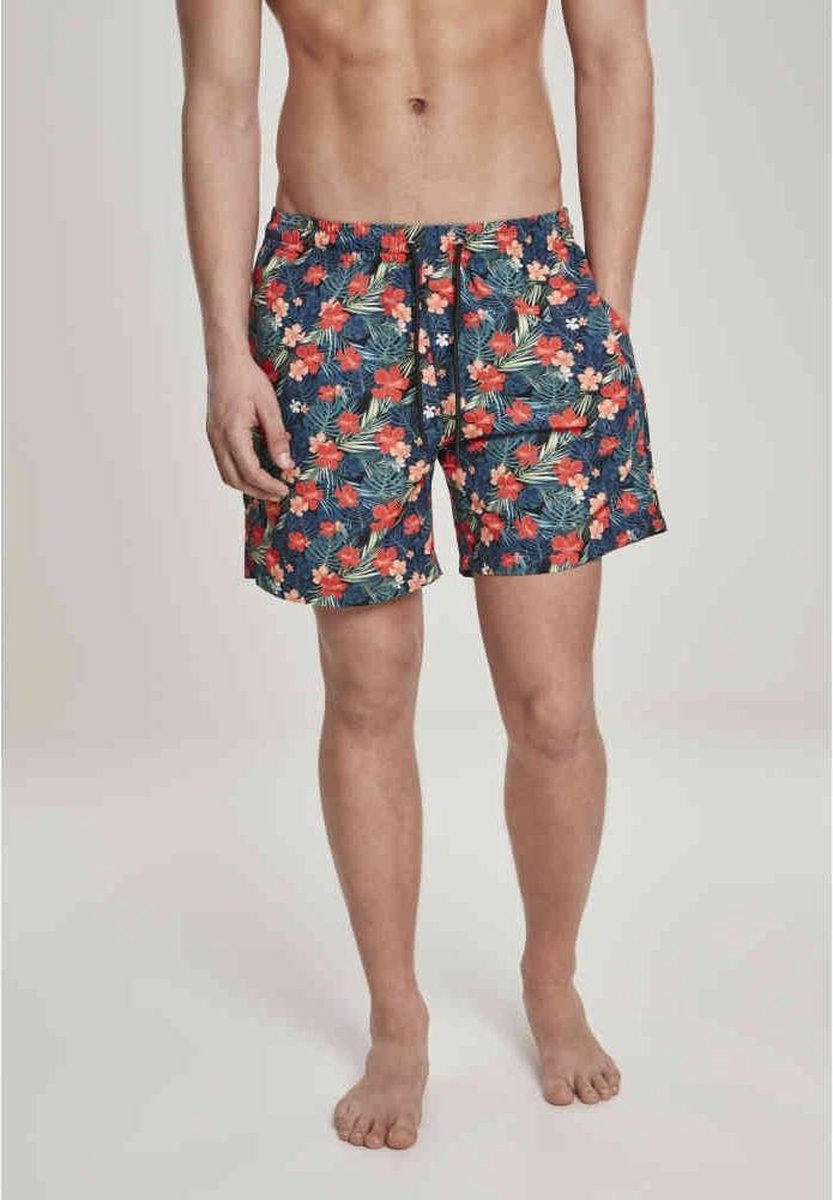Urban Classics Tropical Zwemshorts XL Multicolours Multicolor