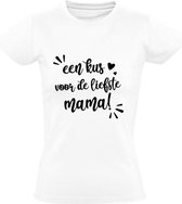 Kus liefste mama Dames t-shirt | moederdag | oma | moeder | grappig | cadeau | Wit