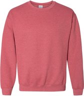 Gildan Zware Blend Unisex Adult Crewneck Sweatshirt voor volwassenen (Heide Sport Scarlet Rood)