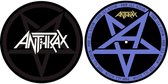Anthrax Platenspeler Slipmat Pentathrax / For All Kings Multicolours