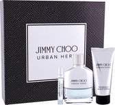Jimmy Choo - Urban Hero Gift Set EDP 100 ml, miniaturka EDP 7,5 ml a After Shave Balsam ( balzám po holení ) 100 ml