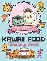 kawaii food coloring book