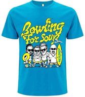 Bowling For Soup Heren Tshirt -M- Beach Boys Blauw
