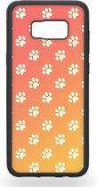 Orange paws Telefoonhoesje - Samsung Galaxy S8+