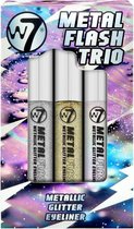 W7 Cosmetics Metal Flash Eyeliner Trio