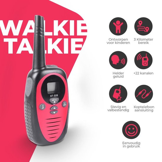 Uzoli Walkie Talkie para niños, Walkie Talkies de largo alcance para niños, regalo de cumpleaños