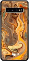 Samsung Galaxy S10 Hoesje TPU Case - Brownie Caramel #ffffff