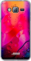 Samsung Galaxy J3 (2016) Hoesje Transparant TPU Case - Colour Bokeh #ffffff