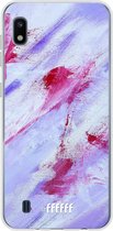 Samsung Galaxy A10 Hoesje Transparant TPU Case - Abstract Pinks #ffffff