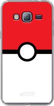 Samsung Galaxy J3 (2016) Hoesje Transparant TPU Case - Pokeball #ffffff